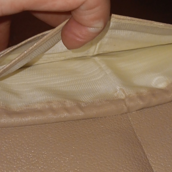 BVLGARI PINK CANVAS AND LEATHER LONG TRIFOLD WALLET - Picture 11 of 16